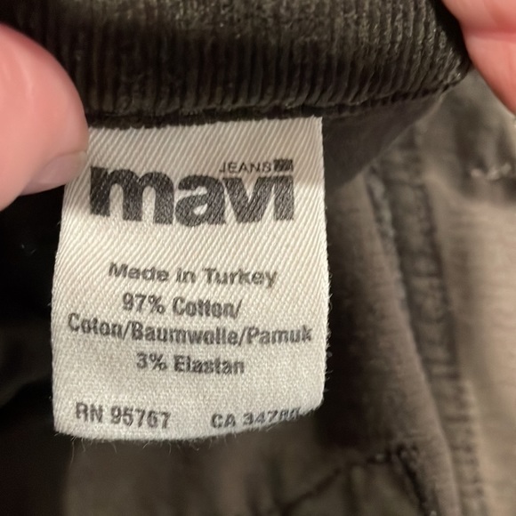 Mavi Molly Corduroy Pant in Chocolate Brown Women's Sz 30/34 - Picture 6 of 7